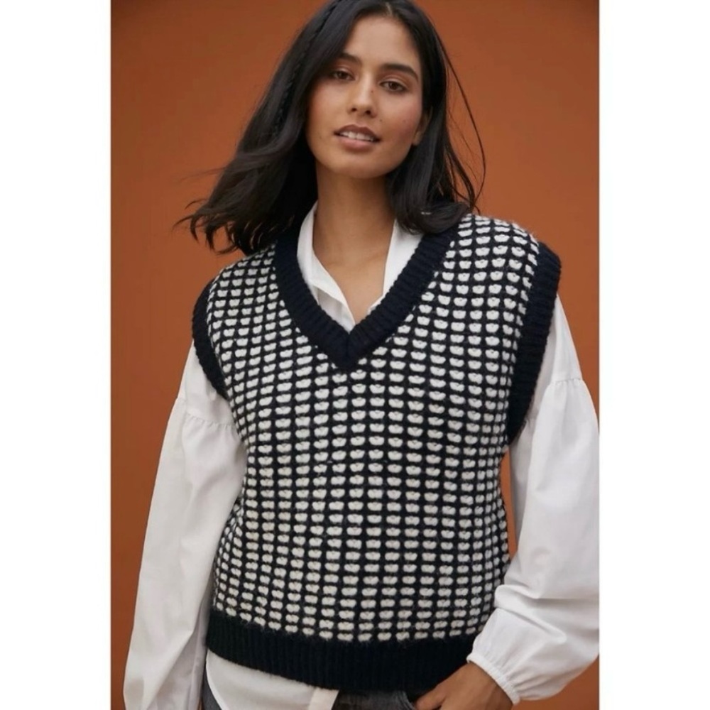 Find Me Now Anthropologie Sweater Vest Size XS